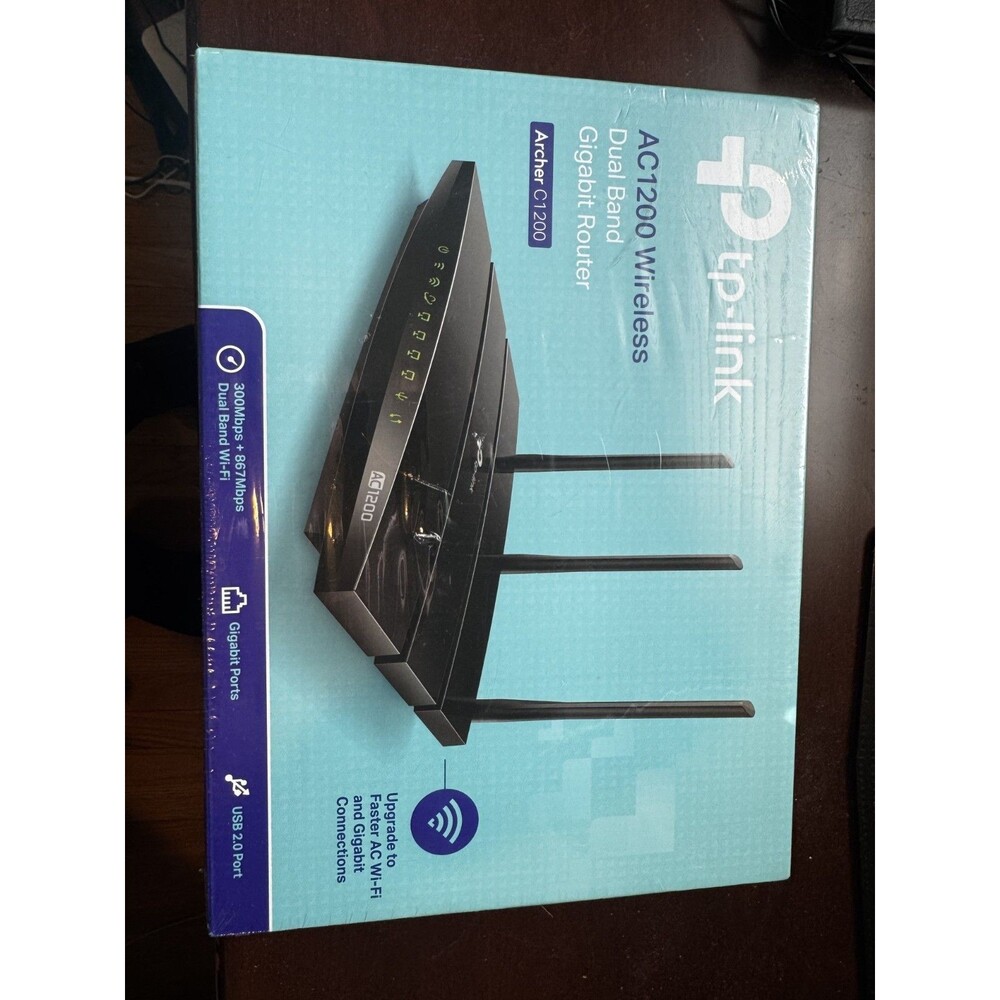 TP-Link Archer C1200 AC1200 Wireless Dual Band Gigabit WiFi Router NEW Sealed